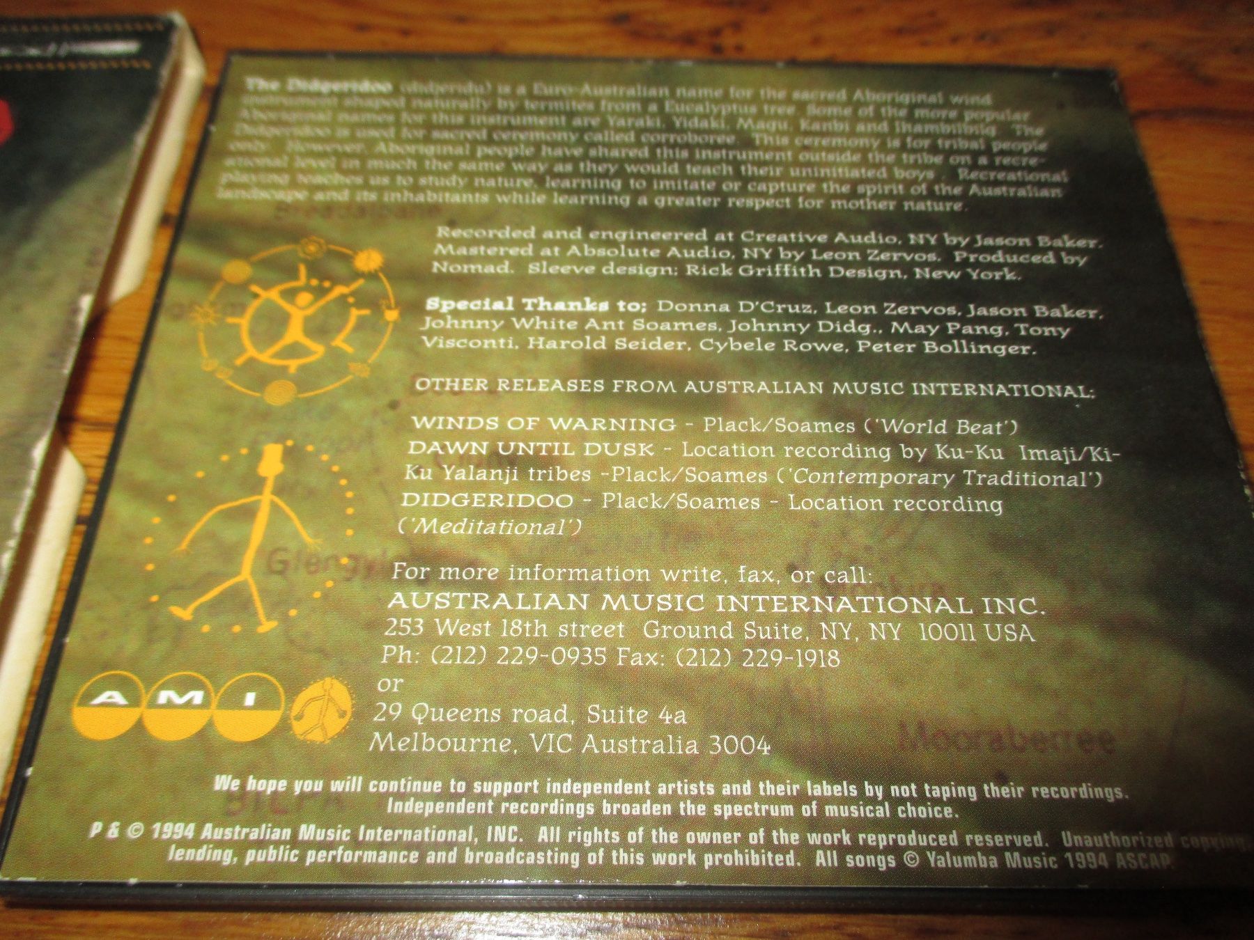 CD: NOMAD CD – Usato da Monthey venduto da blackcat45 4