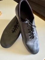 Latin Tanzschuhe Leder Schnürung Schwarz Grösse 5.5