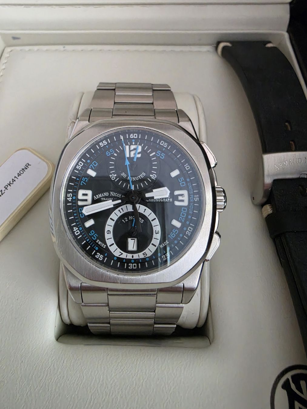Swiss Uhren: armband Nicolet Automatic Chronograph Swiss Made  – Gebraucht aus Basel von Afghan1234 7