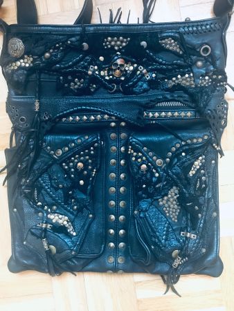 Borsa in pelle vera