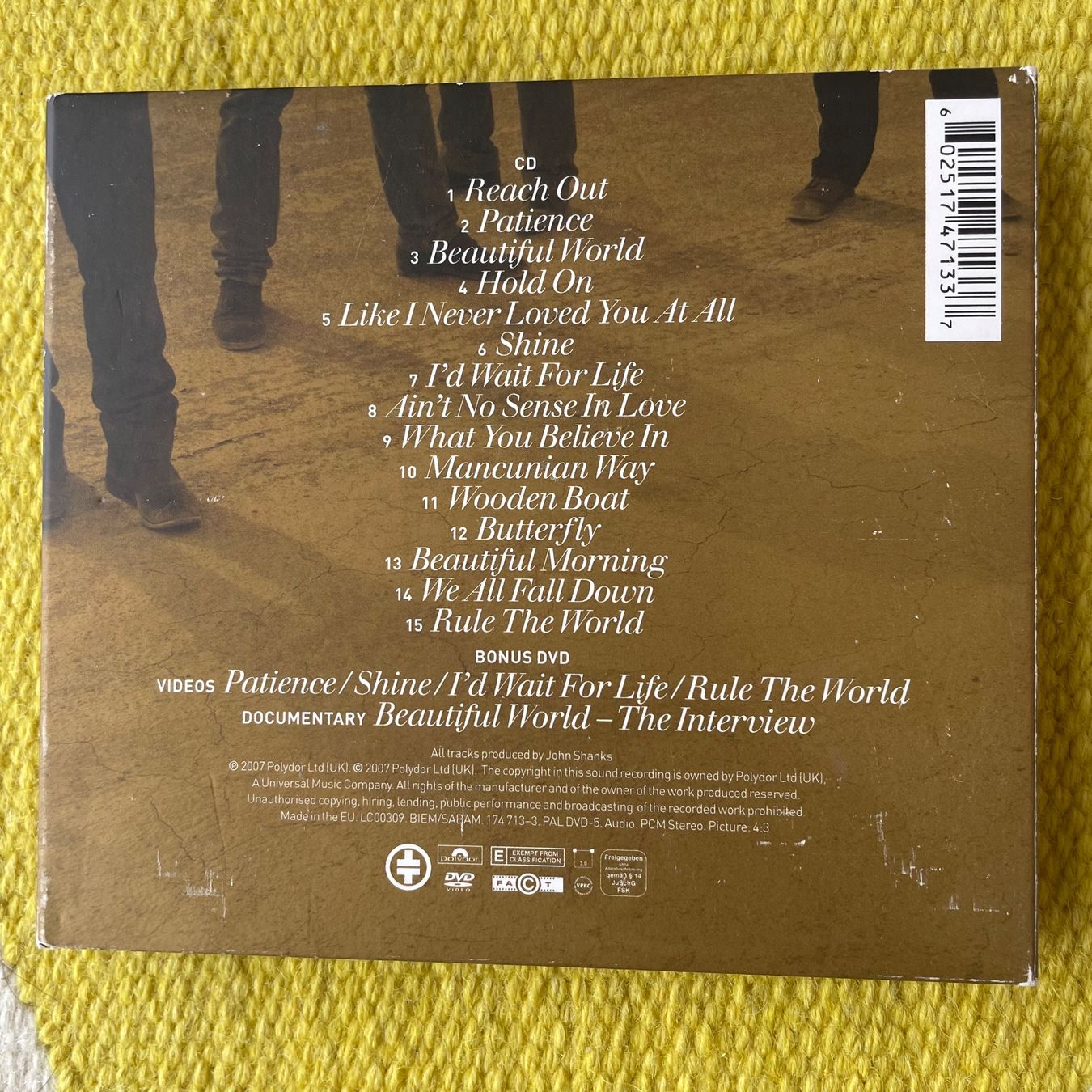CD: TAKE THAT-CD+DVD BEAUTIFUL WORLD (DIGIPACK) – Usato da Rorschacherberg venduto da CD-Roli 1