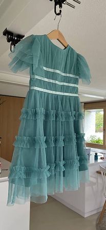 Wunderschönes Mädchen Kleid in türkis 3-5 Jahre