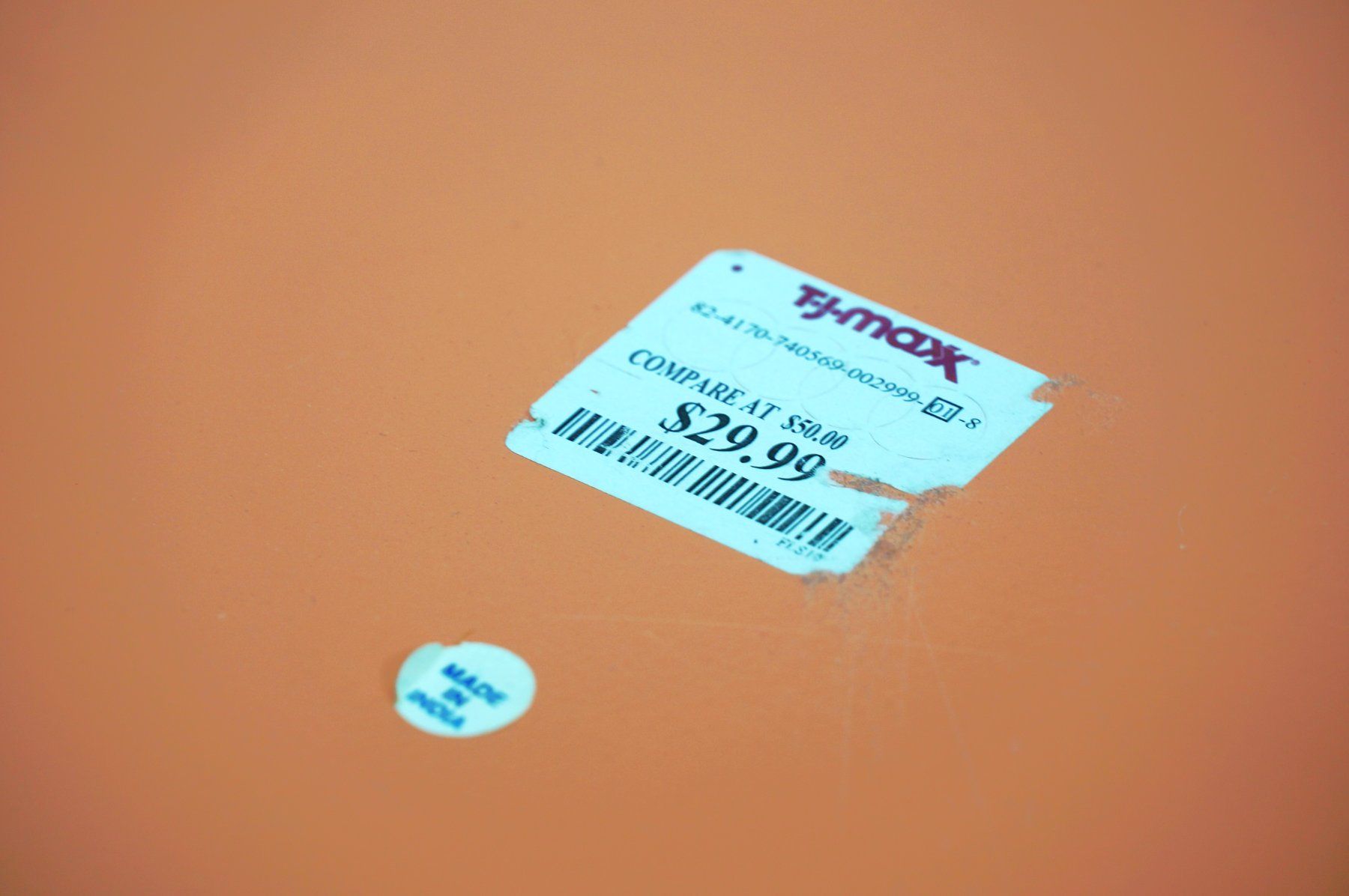 Abfalleimer: TJ MAXX Pink-orange-farbene Mülleimer 19" – Gebraucht aus Rüti ZH von Restwert_Rueti_ZH 9