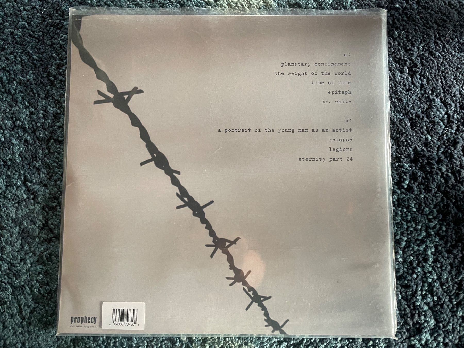 Dischi in vinile: Antimatter  – Planetary Confinement   LP Silver  2020 – Usato da Neuenhof venduto da django3001 1