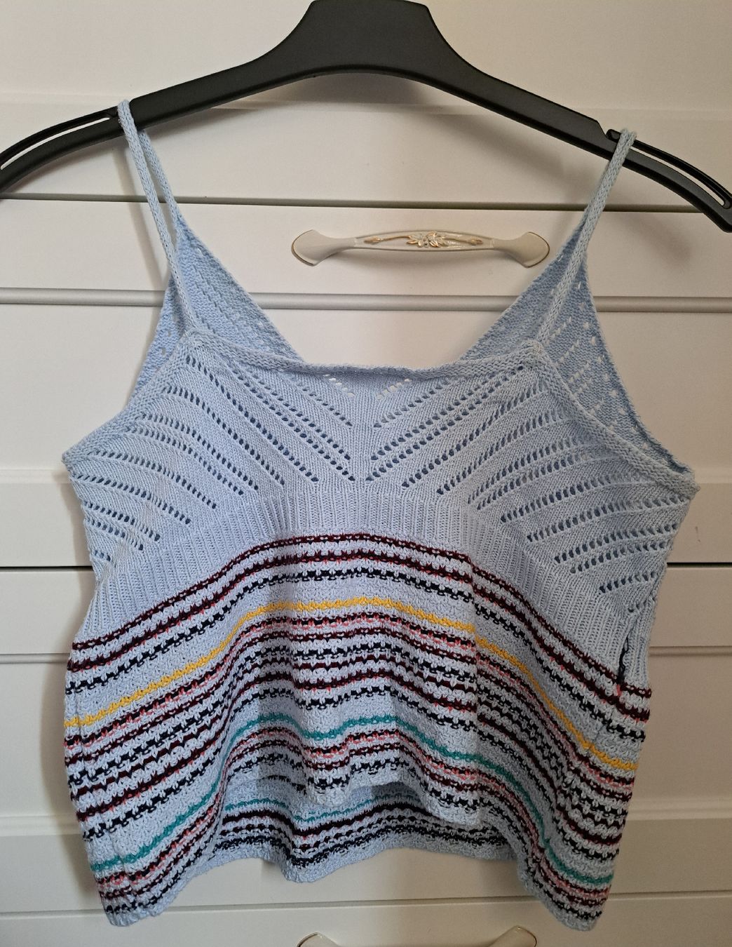 Top: Top Grösse S/M StrickTop Spaghettitop – Usato da Zürich venduto da dph_r9t2 1