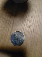 5 fr  Münze 1984 Helvetia, gut erhalten, Schweiz🇨🇭(RAR)