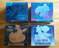 4 Stk. Pokémon Elite Trainer Boxen OVP (englisch)