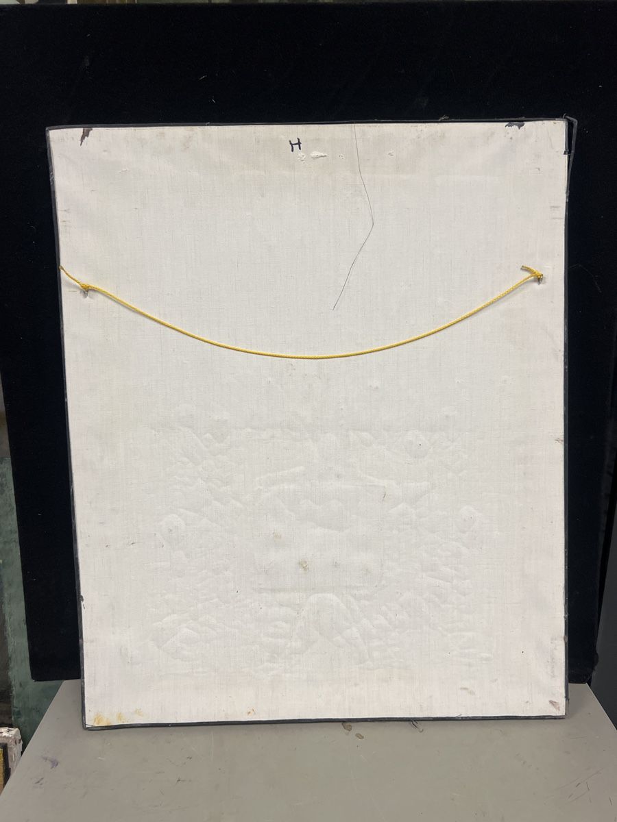 Dipinti: Tableau TECHNIQUE MIXTE SIGNÉ GLOOR 87 - Art singulier – Usato da Genève venduto da Leboucheoreilles 7