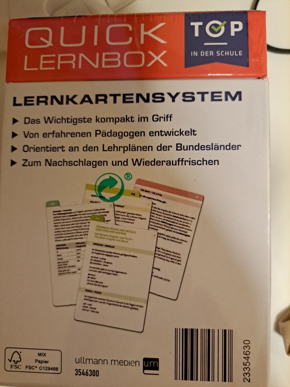 Libri: Quick Lernbox Englisch, Klasse 5-10, neu Top! – Nuovo e nell'imballaggio originale da Urdorf venduto da villakagu 1