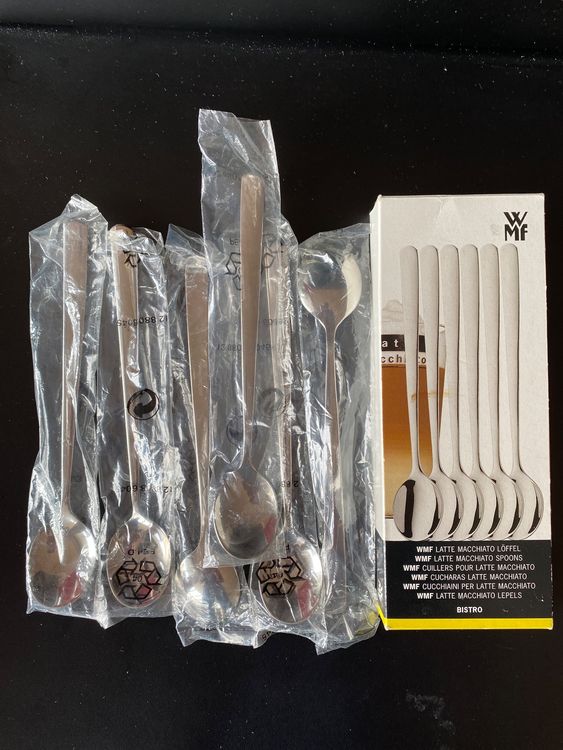 WMF Nuova Latte Macchiato Löffel | Edelstahl 19cm | Mit Persönlicher Gravur