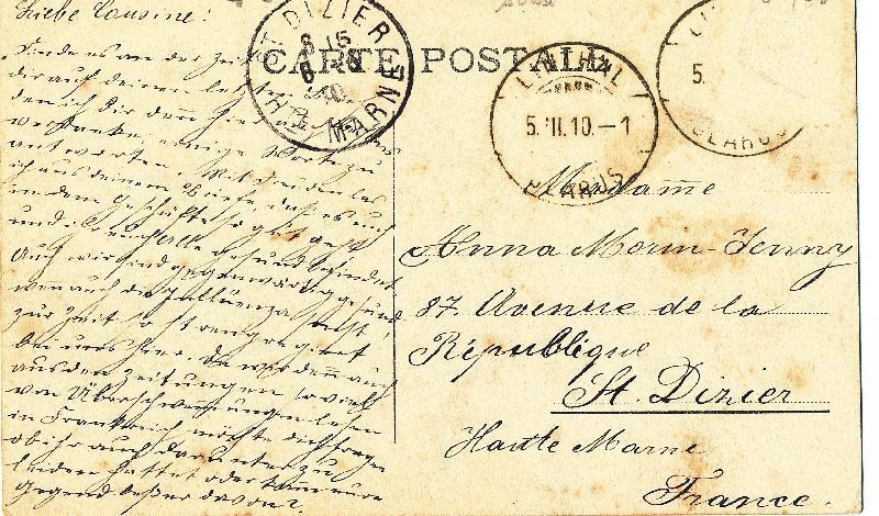 Cartoline postali: Thierfed - Hotel Pension Tödi + 1910 – Usato da Emmenbrücke venduto da teestube 1
