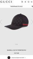 Gucci Baseballcap Kappe NEU