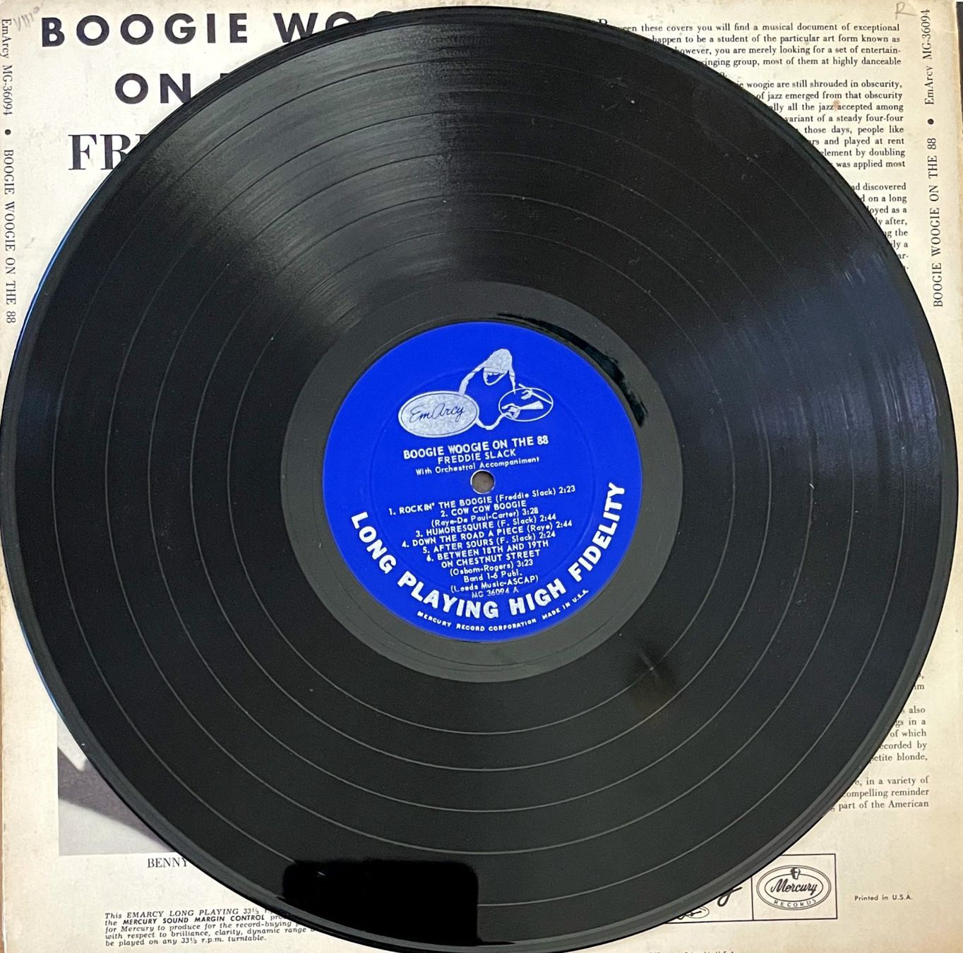 Dischi in vinile: Freddie Slack - Boogie Woogie On The 88 – Usato da Savagnier venduto da Ne2065 2