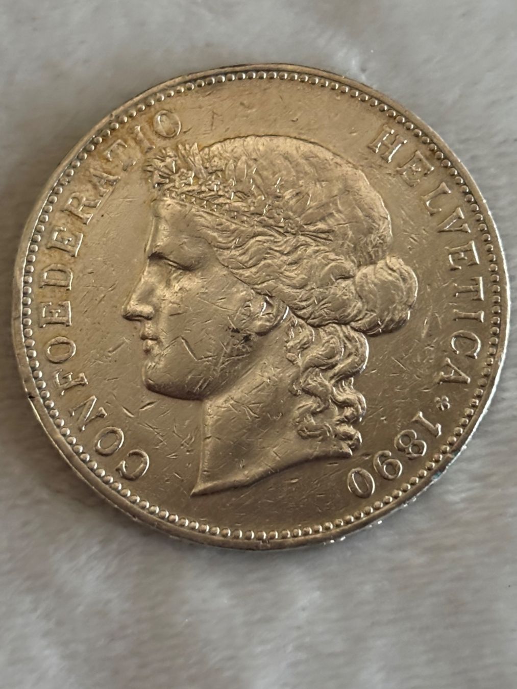 Tutti le monete: 5Fr. 1890 mit schönem Silberglanz – Usato da Niederlenz venduto da Angi_e 2