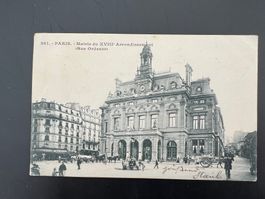 Postkarte Paris Marie du XVIII  Frankreich  1903  (V807)