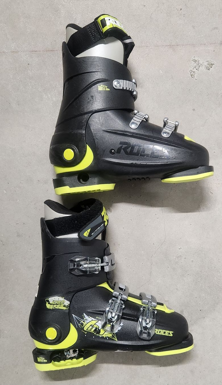 Scarpe da uomo: Skischuhe Roces schwarz lime – Usato da Glis venduto da froeleinherzlich 1