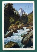 Vispa mit Matterhorn, 1928, gelaufen
