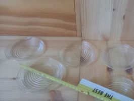 Glasteller / Glasunterteller 8 Stück
