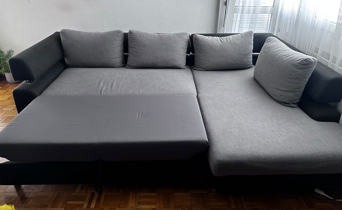Sofas: Ecksofa grau schwarz gebraucht – Gebraucht aus Schwerzenbach von coccanella 2