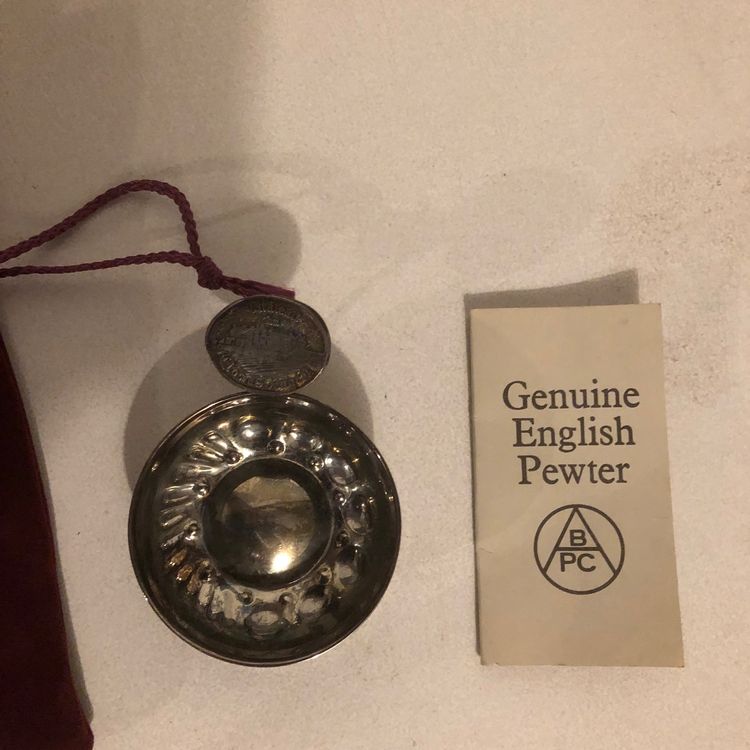 English Pewter Company Zinn-Flachmann – 4 Unzen (ca. 11,5x8 Cm), Bleifrei, In Geschenkbox Mit Samtbeutel