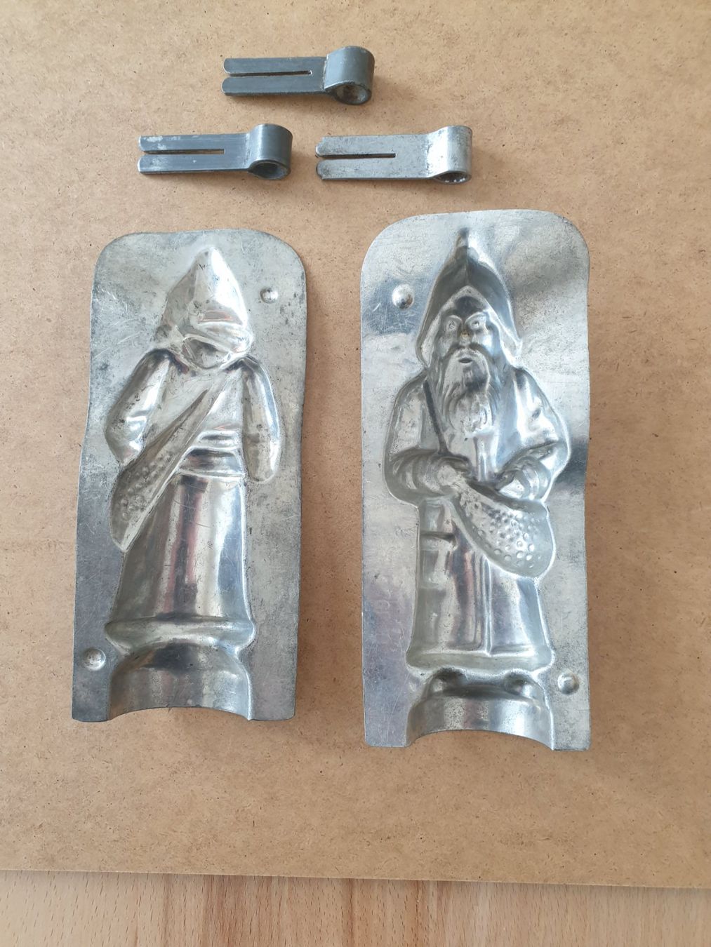 Moules à gâteaux: ST. NIKOLAUS - alte Blech - Schokoladen - Giessform – D'occasion à Liestal par flohmy 2
