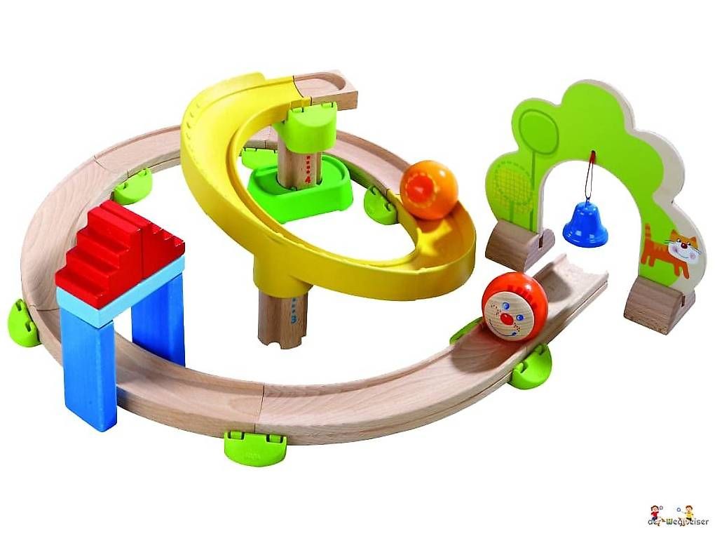 Haba Spielzeuge: Hape Kugelbahn bunt Kullerbü Kringelbahn – Neu und originalverpackt aus Birsfelden von der-Wegweiser 1