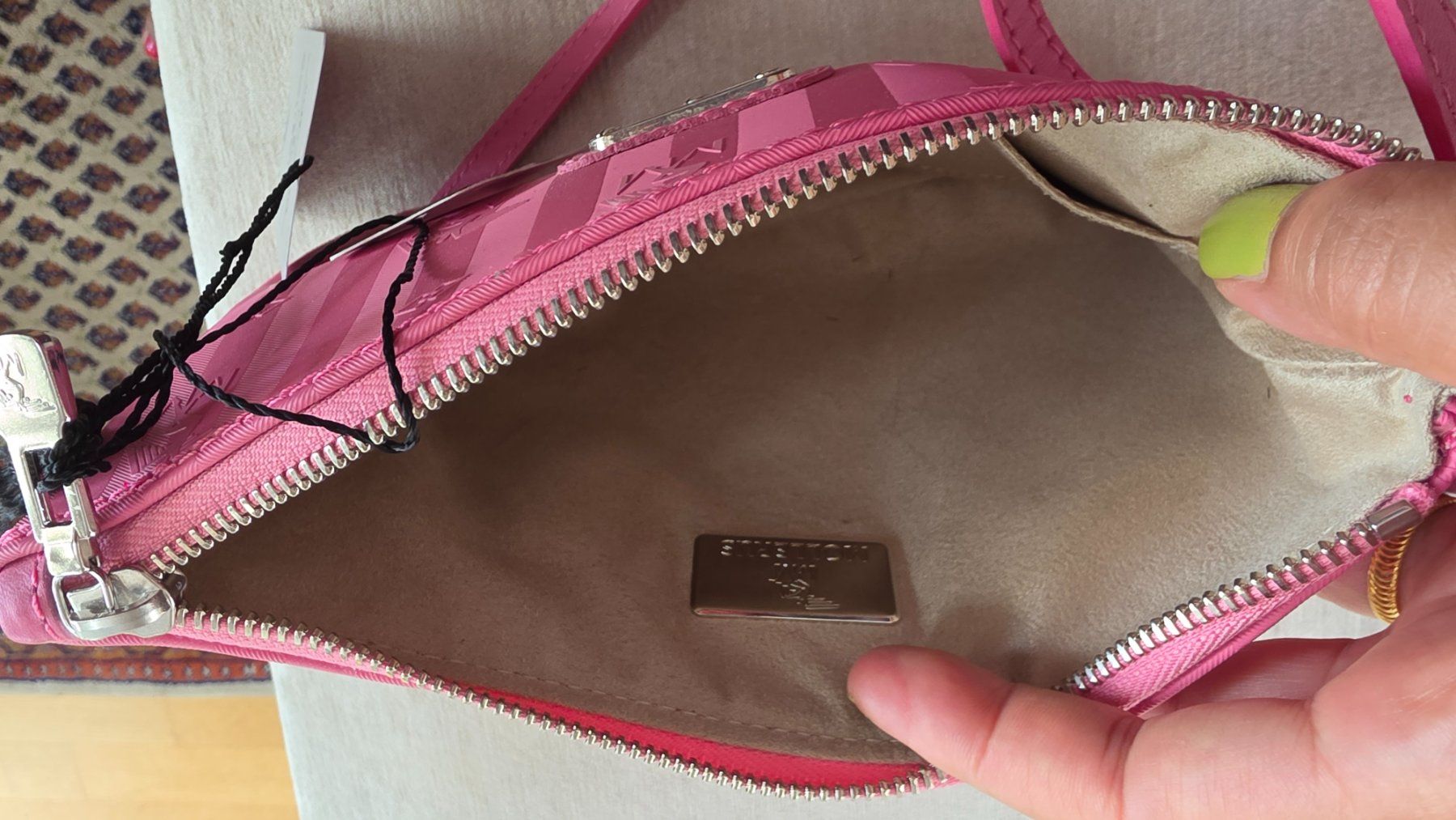 Maison Mollerus Borse da donna: Tasche TAMINS vinerus canvas bubble pink / silber – Nuovo e nell'imballaggio originale da Gränichen venduto da Namchii 3