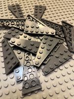 Lego 14x Platten dunkelgrau (54383*54384)
