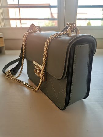 Seidenfeld Handtasche in Pastell Olivegrün💚