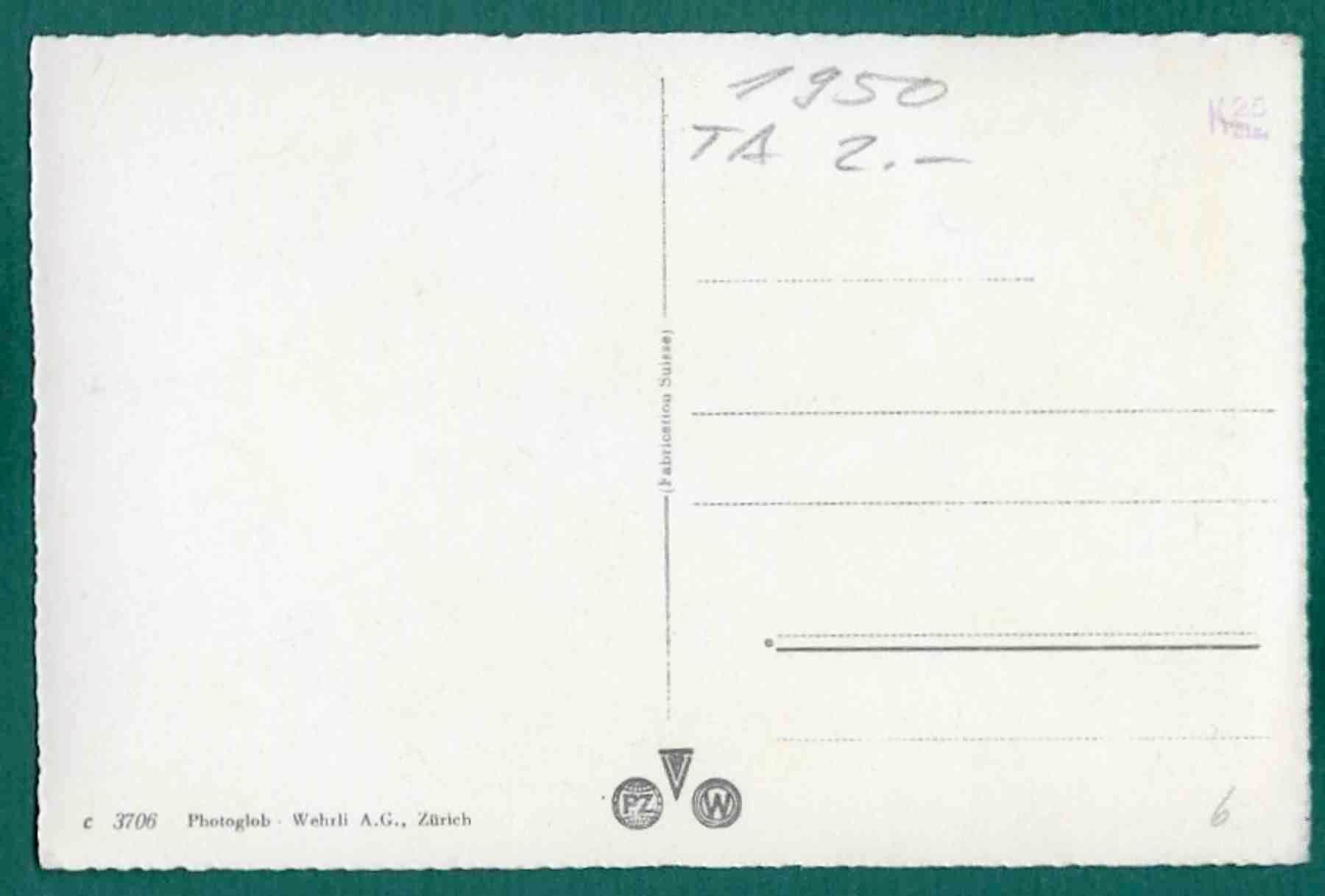 Cartoline postali: Zürich, Grossmünster, ungelaufen, ca. 1950 – Usato da Sargans venduto da Hausi1951 1