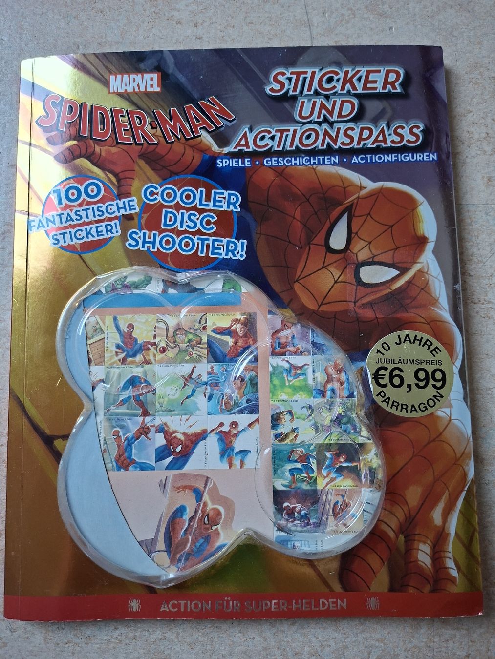 Comics: Spider-Man Sticker und Actionspass  – Gebraucht aus Klingnau von vollmond36