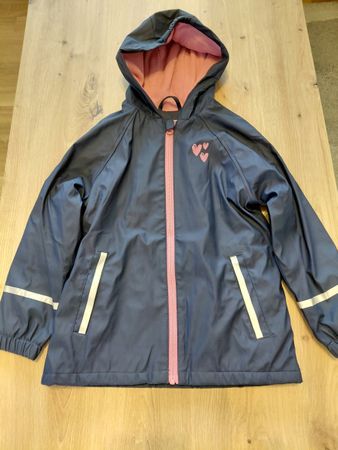 2 Regenjacken für Mädchen - Gr. 110/116