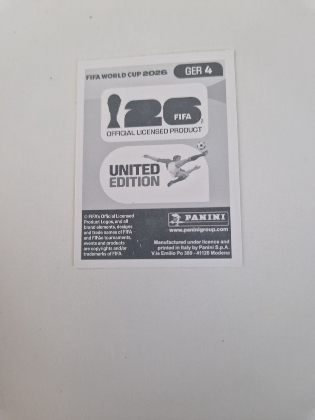Panini Sammelbilder & Trading cards: Panini Sticker GER4 – Neu (gemäss Beschreibung) aus Stüsslingen von white_angel86 1