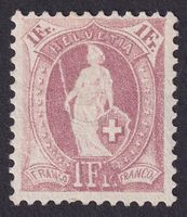 Nr. 71A ungebraucht, Kat: 600.-