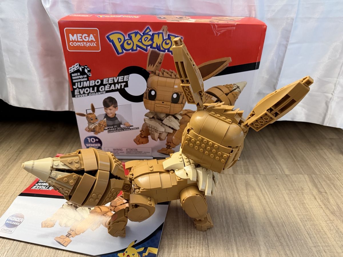 Mega Baukästen: Mega Construx Pokémon Jumbo Evoli Aufgestellt – Gebraucht aus Bern von Blueangel6 1