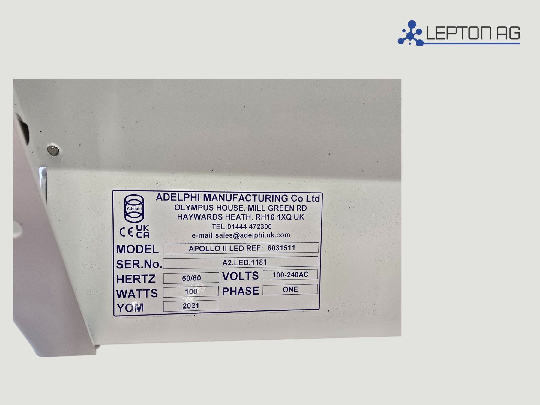 Lampen: Apollo II LED Tischleuchte – Gebraucht aus Niederdorf von LeptonAG_Labor 5