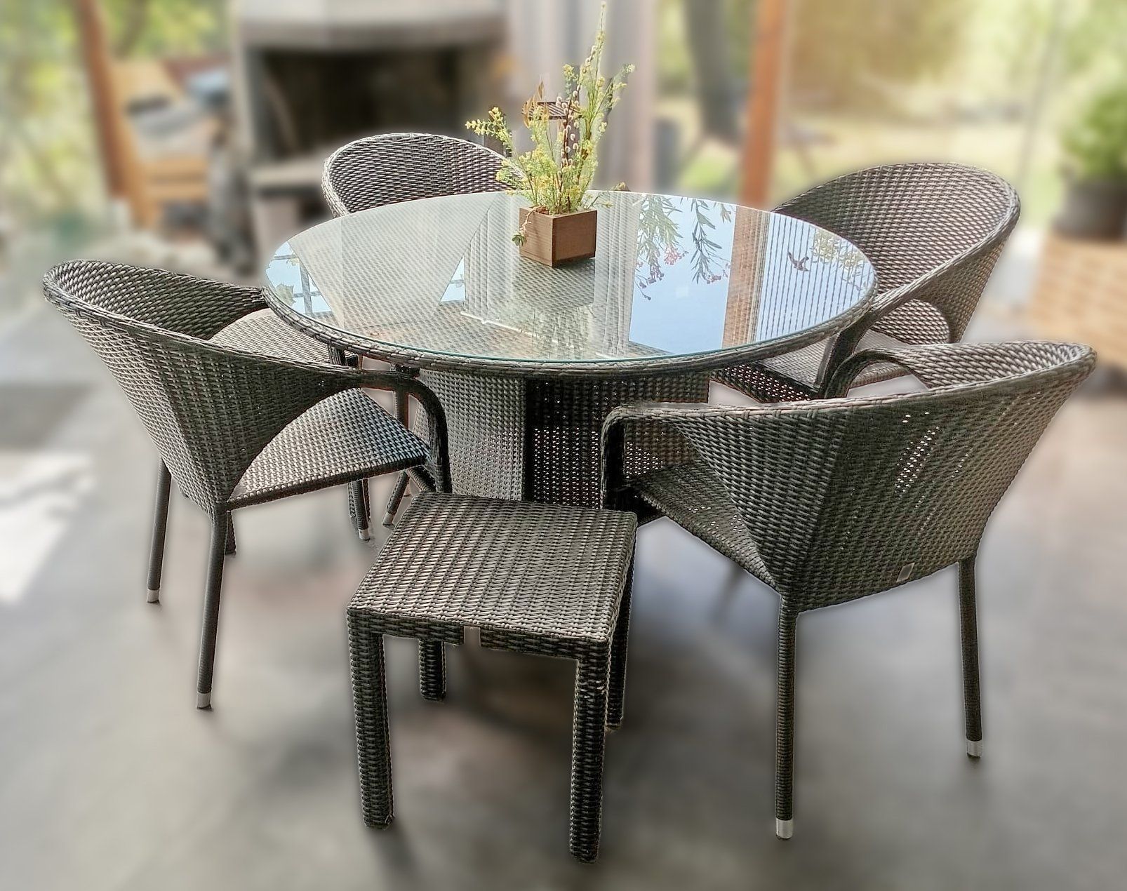Hunn Tischset: Gartentisch und Gartenstühle – Gebraucht aus Lengnau AG von Bfilou