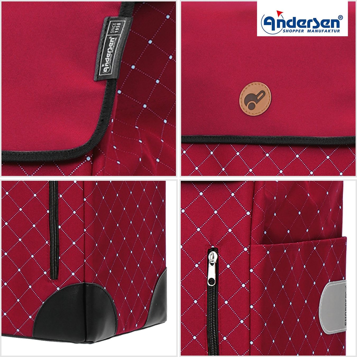 Altro per la casa: ANDERSEN Shopper Alu Star SOFIA rot – Nuovo (secondo la descrizione) da Kägiswil venduto da nick666 2