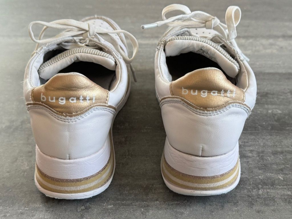 Bugatti Scarpe da donna: Sneaker Bugatti - weiss - gold - Grösse 37 - EU – Usato da Zürich venduto da Alot16 7