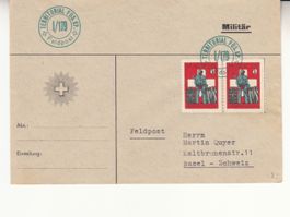 Territorial-Truppen Wi 359 auf Brief