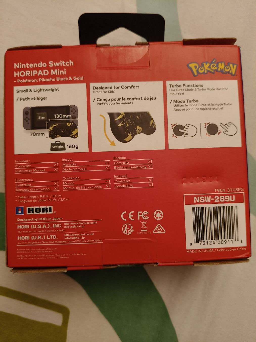 Nintendo Manettes: Nintendo Switch Controller Pikachu design new box open only – Neuf (Voir description) à Zürich par sha_vw65 1
