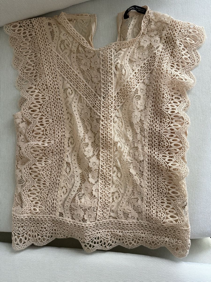 Zara Top: Top/ hell Rosé/ Gr. M – Usato da Zürich venduto da secondhandpassion