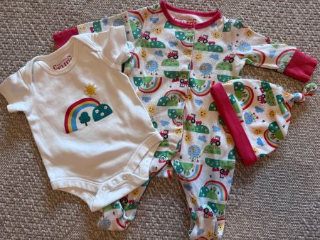 Frugi Baby Set Bio-Baumwolle 0-3 Monate