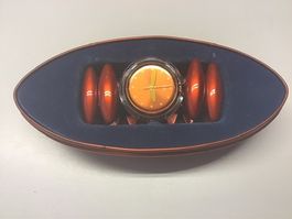 Swatch Nenada Orange Vintage Uhr Watch Swiss Made Kult