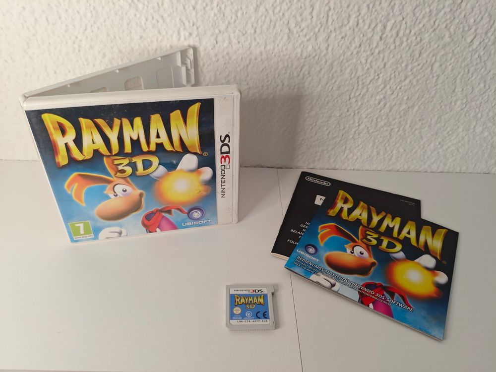 Rayman 3D - Nintendo 3DS - Top Zustand! Inkl. Anleitung (Gebraucht) in ...