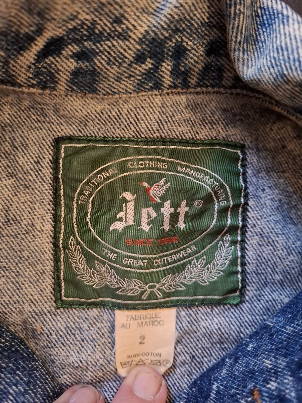 Vestes: True Vintage 90er Jeansjacke Jett – D'occasion à Hunzenschwil par Hardrock6 2