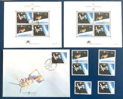 1991 Portugal ( Madeira) Weltraumfahrt FDC + Blocks ** + ET