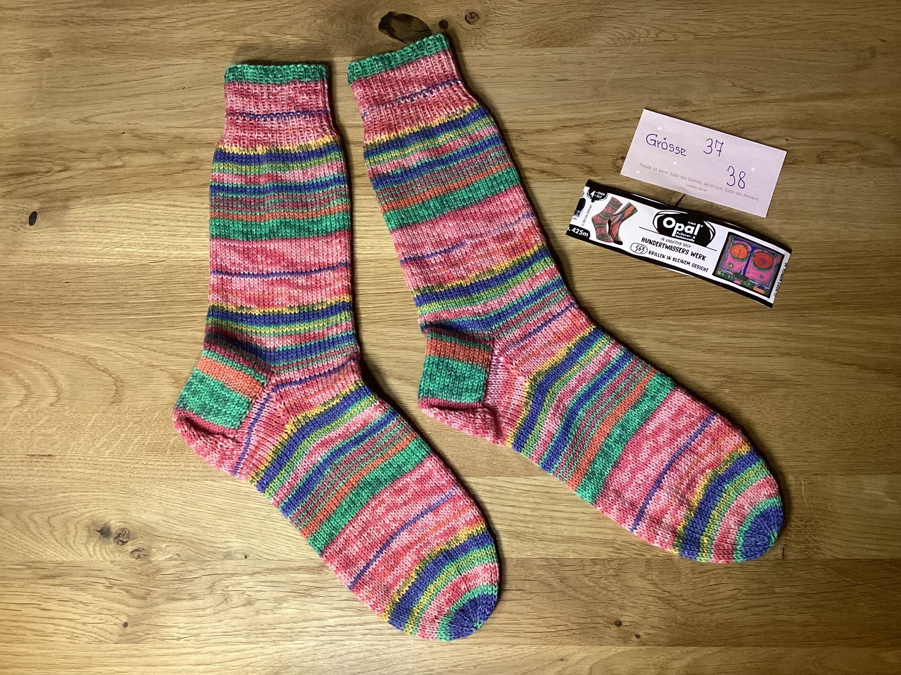 Socken: Handgestrickte Hundertwasser Socken NEUSTE Kollektion 4 – Neu und originalverpackt aus Flawil von kruemeli02 4