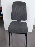 3 Stuhl Anthrazit Rücken Schale Schwarz Farbig