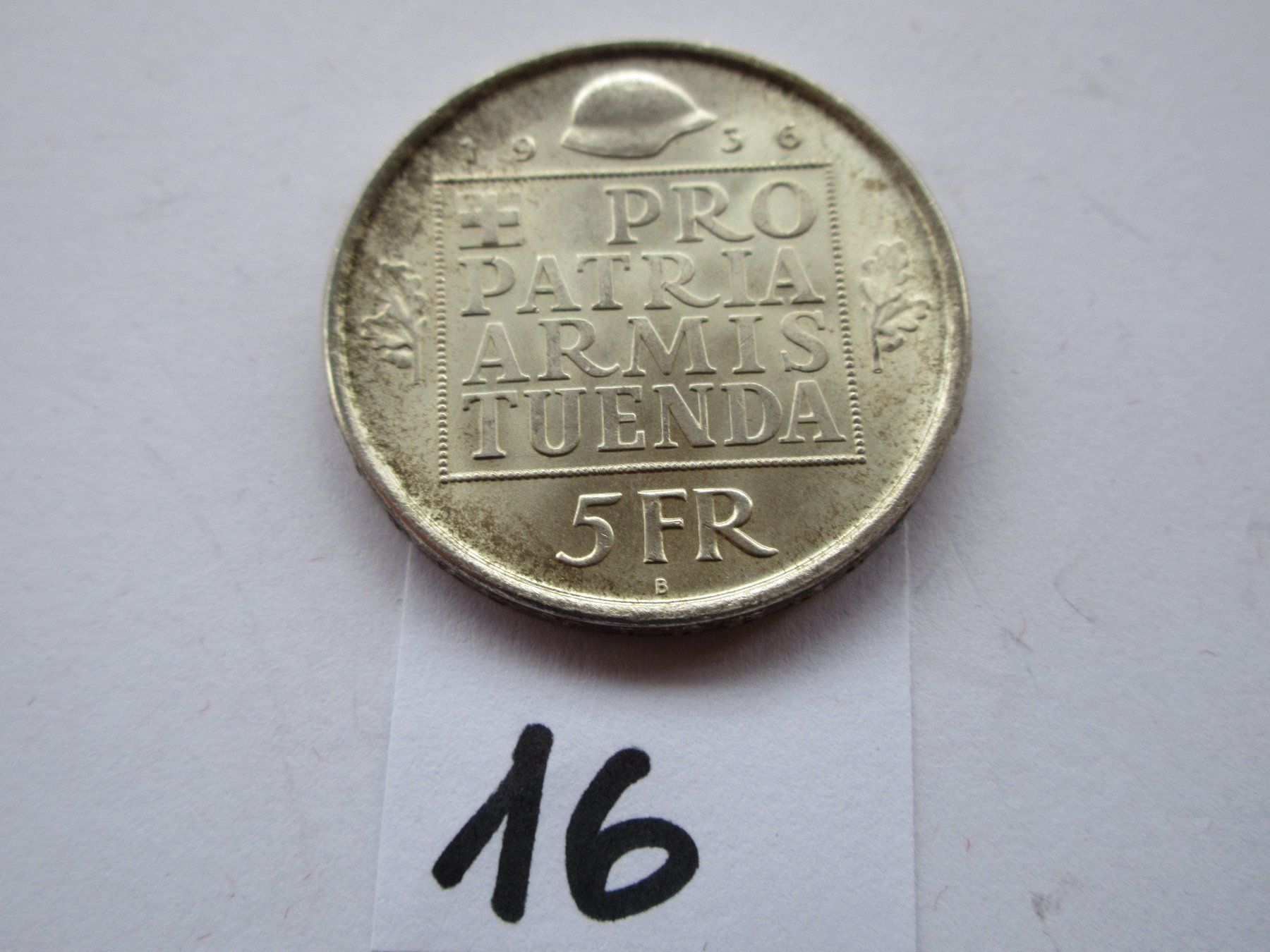 Toutes les monnaies: 5 Fr. PRO PATRIA Münze, 1936 – D'occasion à Uster par djet5_vs 3